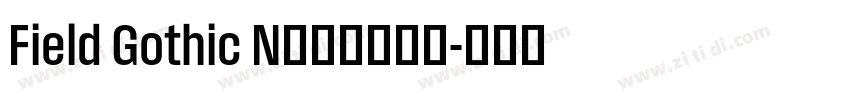 Field Gothic N胡晓波刷刷体字体转换